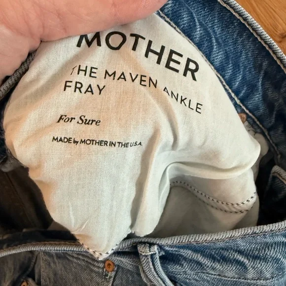 MOTHER Denim The Maven Ankle Length Jean Sz 30 - Picture 3 of 5